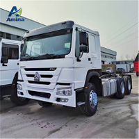 Sinotruk HOWO 6X4 Diesel Fuel Tractor Truck Automatic Transmission Euro 3 Emission New Air Suspension Low Price Used Truck