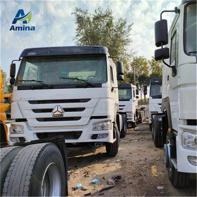 Fully Refurbished 6X4 Sinotruk HOWO Tractor Truck with 371HP-430HP Cummins Engine Automatic Transmission Left Steering