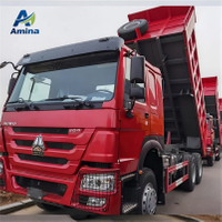 Sinotruck HOWO 6X4 Euro 3 Diesel Tipper Dump Truck 30 Ton 371-430HP for Zimbabwe Used Heavy Truck with Rear Camera