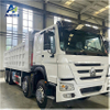 Sinotruck HOWO 8X4 Heavy Duty Chassis Dump Truck for Sale, Used, Right-Hand Steering, Diesel Fuel, Euro 2 Emission Standard, Weichai