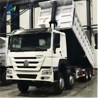 Used Condition Export Supply for Overseas HOWO Heavy-Duty 8X4 Rear Dump Truck Automatic Mining Tipper Truck