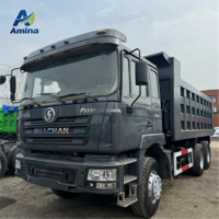 Used Shacman F3000 Dump Truck 6X4 10 Wheels Diesel Heavy Truck Fast Gear Box Euro 2 Emission Left Steering Rear