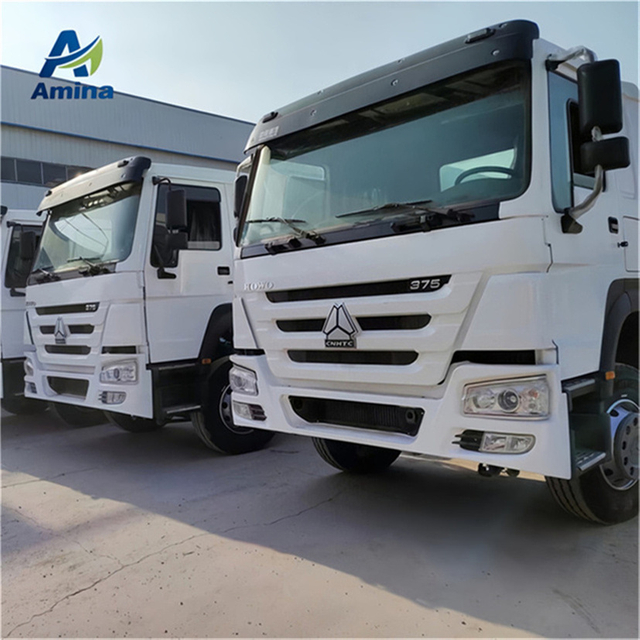 Used Sinotruk HOWO Tractor Second Hand Heavy Duty Truck Tractor 6X4 371HP-430HP, Made in China, High Reliability Heavy-Duty Trucks