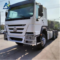 Completely Refurbished and Low-Priced Second-Hand HOWO Tractor Truck From China National Heavy Duty Truck Group 6X4 371-430 Horsepower for Sale, High-Quality Tr
