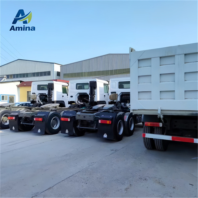 Sinotruk HOWO 6X4 Diesel 10-Wheel Tractor Truck with Cargo Box Trailer Heavy Duty Truck